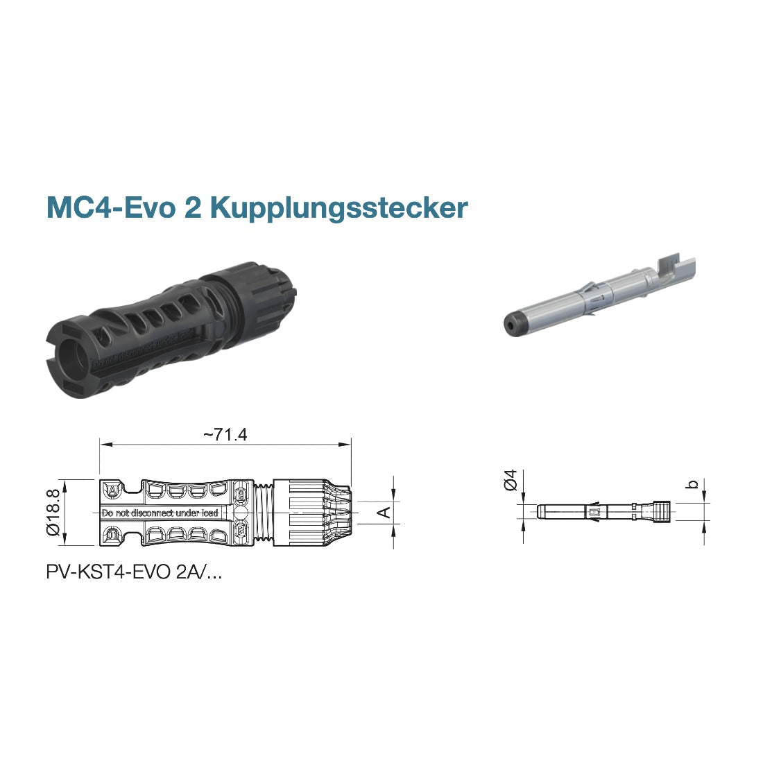 Stäubli MC4-Evo 2 Stecker-Paar